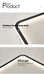 Modern Ultra-Thin LED Ceiling Light – Remote Control, Dimmable, Energy-Saving Lighting Fixture - Samanta Factory