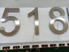 LED House Numbers – Backlit Stainless Steel Address Sign SF
