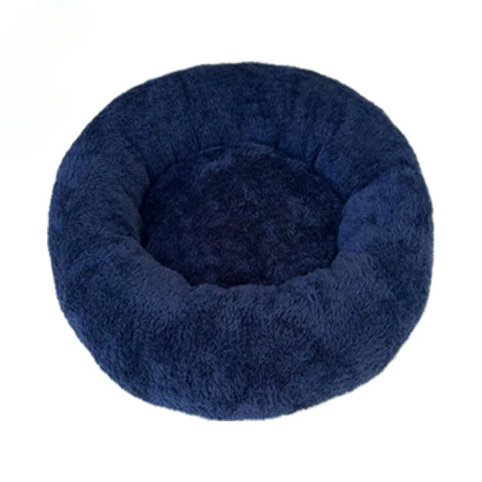 Plush Cat & Dog Nest Bed – Warm, Washable & Fluffy for Winter Comfort