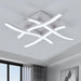 Modern LED Ceiling Light – Square Surface-Mounted Aluminum Fixture with 3-Color Lighting Modes for Bedroom and Kitchen

