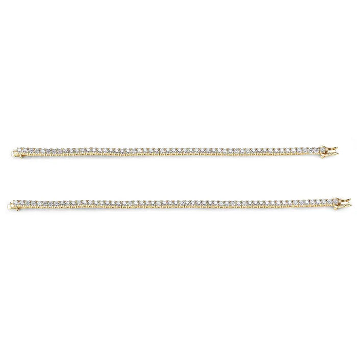 Moissanite Tennis Bracelet – 925 Sterling Silver with Certificate - Samanta Factory