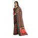 Handwoven Khandua Silk Saree from Odisha with lotus, animal, and geometric motifs