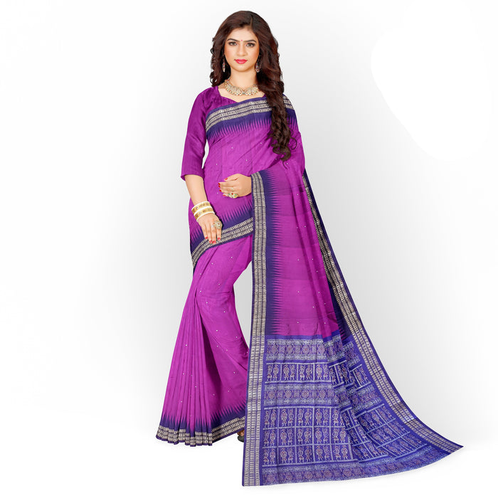 Sambalpuri Saree – Authentic Bandha Ikat with Cultural Odisha Patterns