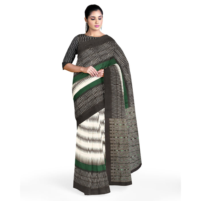 Sambalpuri Handloom Saree – Exquisite Ikat with Cultural Odia Motifs