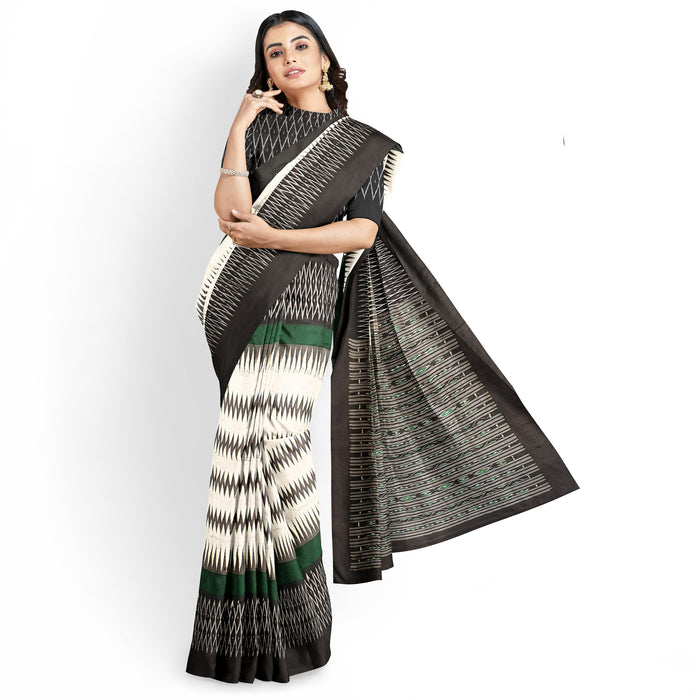 Sambalpuri Handloom Saree – Exquisite Ikat with Cultural Odia Motifs