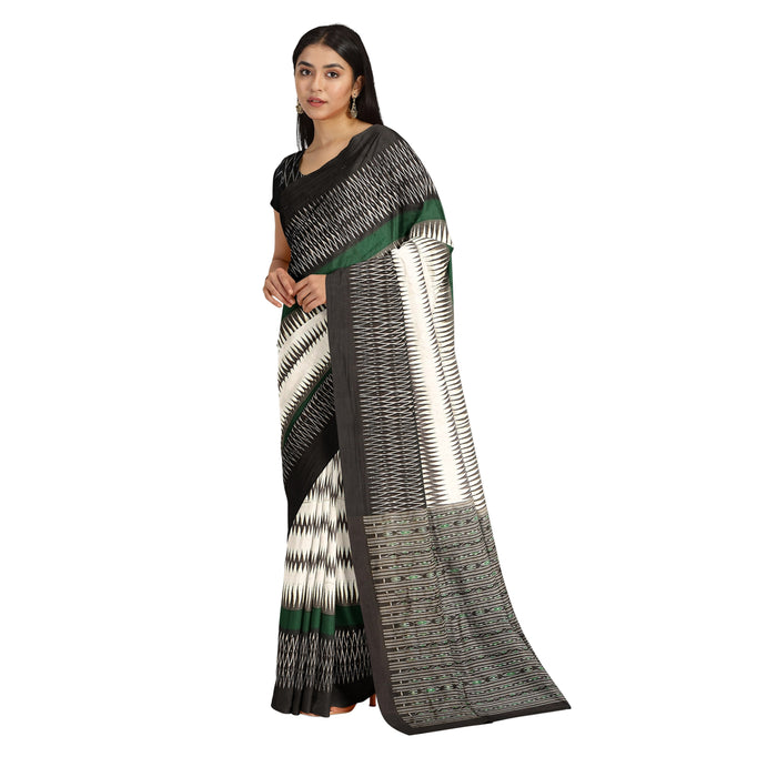 Sambalpuri Handloom Saree – Exquisite Ikat with Cultural Odia Motifs