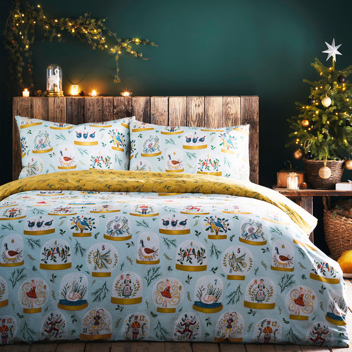 Furn Twelve Days of Christmas Festive Duvet Cover Set