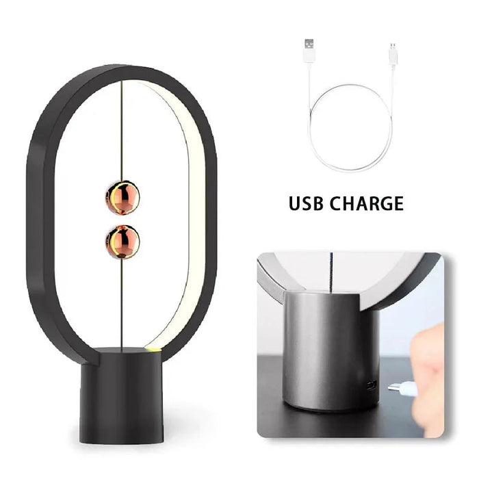 LED Balance Table Lamp – Magnetic Air Switch Touch Control Eye Protection Night Light SF