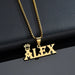 Custom Name Crown Necklace- Trendy Crown Name Necklace in Gold, Silver & Rose Gold SF