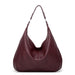 LadyHuarui luxury PU crossbody handbag with structured shape, adjustable strap, and zip closure, ideal for everyday or special occasions.