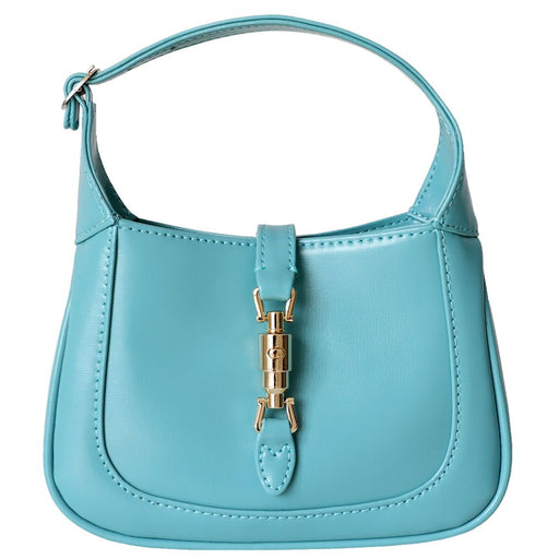 Casual PU leather shoulder bag with large capacity and removable strap for women
