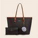 Fashion embossed PU leather tote handbag with spacious design and durable nylon lining, perfect for seasonal outfits.