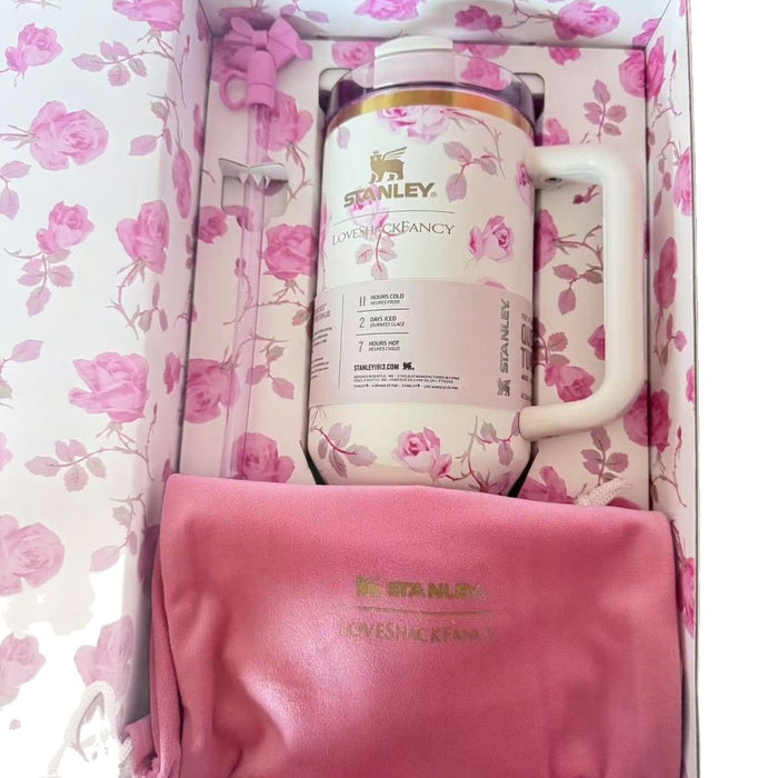 40oz Love Shack Fancy Quencher H2.0 - Premium Gift Packaging - School Holiday Deal
