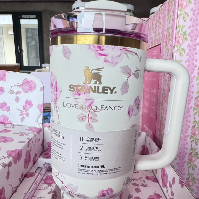 40oz Love Shack Fancy Quencher H2.0 - Premium Gift Packaging - School Holiday Deal