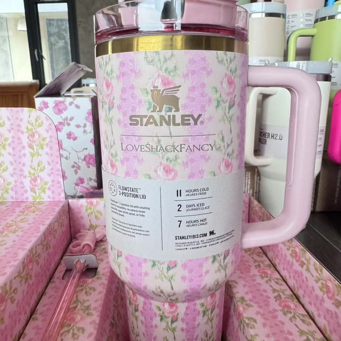 40oz Love Shack Fancy Quencher H2.0 - Premium Gift Packaging - School Holiday Deal