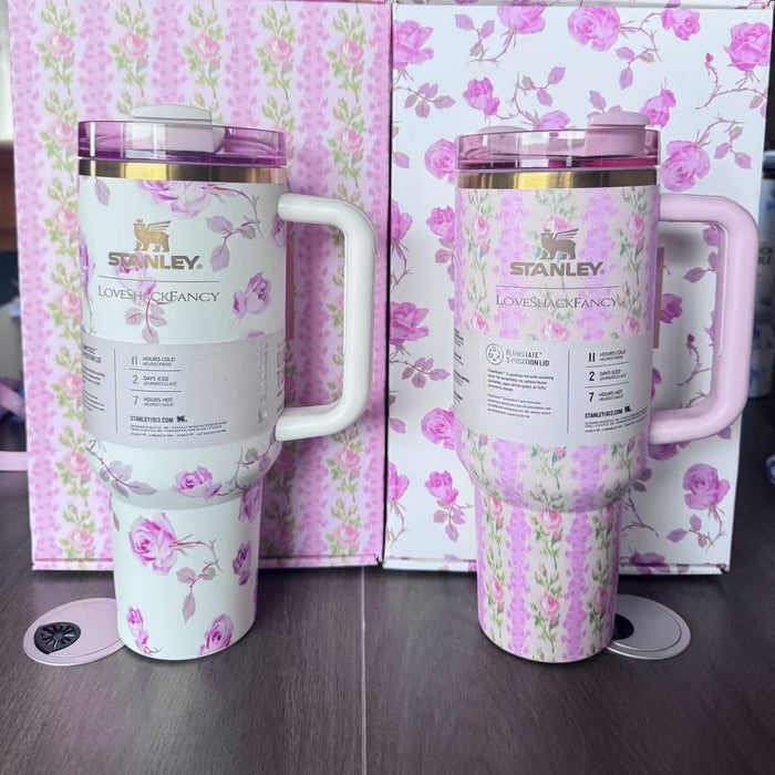40oz Love Shack Fancy Quencher H2.0 - Premium Gift Packaging - School Holiday Deal