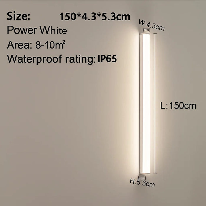 Outdoor Wall Lamp – Waterproof LED Strip Light for Garden & Balcony