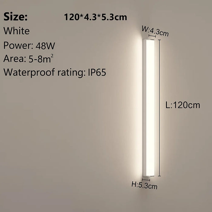 Outdoor Wall Lamp – Waterproof LED Strip Light for Garden & Balcony
