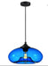 Modern Glass Pendant Light – Elegant LED Ceiling Fixture with Iron Finish - Samanta Factory