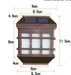 Solar Lights Deluxe - Ambient Warm Light SF