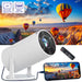 1080P Projector HY300 Wired Connection Projector for Mobile Phone/Hd/Av/Laptop Home Cinema Outdoor Portable Mini Projetor