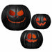 Halloween Metal Pumpkin Lanterns - Set of 3
