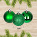 Christmas Baubles Hanging Decoration Shiny Glitter Balls Xmas Tree Ornament 50Mm