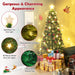 5/6FT Fiber Optic Artificial Christmas Tree with 21 Star LED Lights