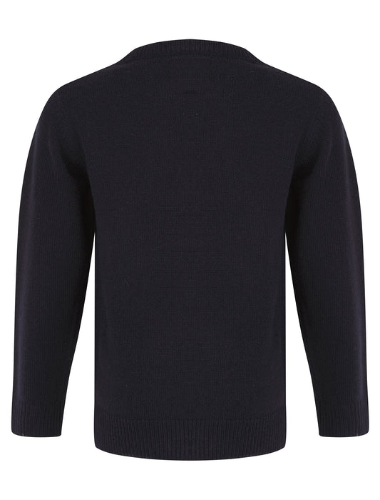 Girl'S Novelty Christmas Jumper Reindeer Knitted Xmas Sweater Top 3D Pom Pom Fur