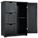 1-Door Freestanding Bathroom Cabinet with 3 Drawers