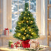 Artificial Xmas Tree with 71 Branch Tips and 35 Warm White LED Lights