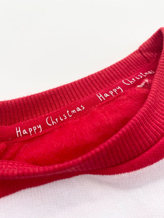 Kids Christmas Jumper Sweatshirt Top Dunnes Festive Cute Santa Red Party Baby