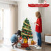 Optical Fiber Christmas Tree Pre-Lit Artificial Xmas Tree