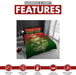 Xmas Duvet Quilt Cover Pillowcase Soft Reversible Printed Bedding Set All Size