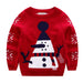 ELSA & ANNA UK Unisex Children Christmas Jumper Boys Girls Jumpers Sweater RED01