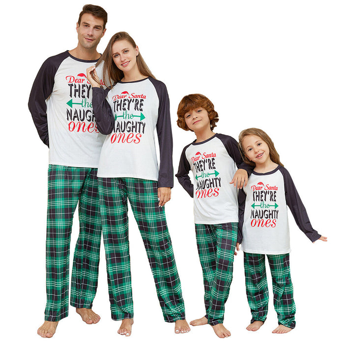 Family Matching Christmas Pyjamas Adult Kids Xmas Nightwear Pajamas Pjs Set