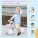 AIYAPLAY Kids Balance Bike for 1-3 Years Old with Adjustable Seat, Pink - Samanta Factory