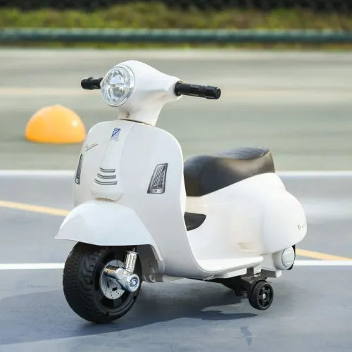 Vespa Licensed Kids Ride On Motorcycle 6V Battery Powered Electric Toys - Samanta Factory
