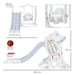 AIYAPLAY Space-Themed Slide and Swing Set for Kids, Swing Slide Basketball Hoop - Samanta Factory