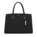 Aricia Black Vegan Laptop Bag – sleek black laptop bag made from vegan materials, designed for carrying laptops and essentials.