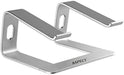 Aspect Metal Desktop Laptop Stand Compatible with All MacBook and Laptops Size Range 10 to 15.6 Inches (SLIVER) - Samanta Factory