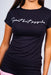 Black Sweet But Psycho Tee - Samanta Factory