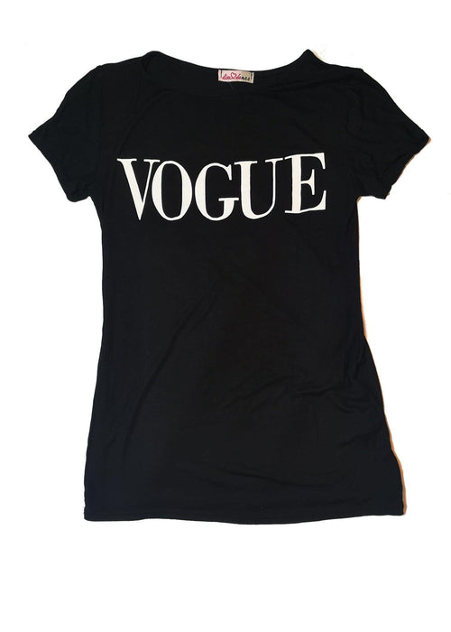Black Vogue T Shirt - Samanta Factory