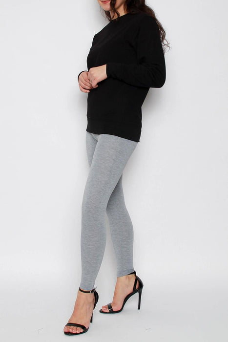 Light Grey Leggings - Samanta Factory