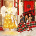 1.57M Lighted Christmas Angel Tree with Hands Clasped in Prayer