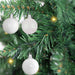 Christmas Baubles Hanging Decoration Shiny Glitter Balls Xmas Tree Ornament 50Mm