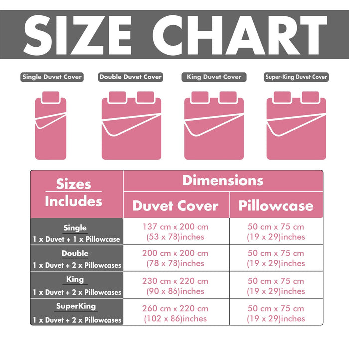 Xmas Duvet Quilt Cover Pillowcase Soft Reversible Printed Bedding Set All Size