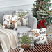 4-Pack Vintage Christmas Throw Pillow Covers Cushion Home Decor UK Stock