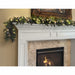 9ft pre-lit Christmas garland with warm white LEDs and realistic greenery