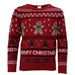 Kids Vintage Christmas Eve Novelty Festive Knitted Sweater Crew Neck Xmas Jumper